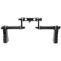 

Cavision Dual Handgrips with Extension and Connector for 15mm Diameter / 60mm Spaced Rods.