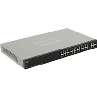 

Cisco SF220-24P-K9 24-Port 10/100 PoE Smart Plus Switch, 180W Power Budget