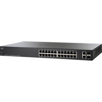 

Cisco SG220-26P-K9 26-Port 10/100/1000 Gigabit PoE Smart Plus Switch, 180W Power Budget