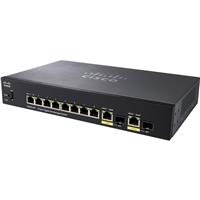 

Cisco SG350-10P 10 Port 10/100/1000 Gigabit PoE Managed Switch, 62W Power Budget