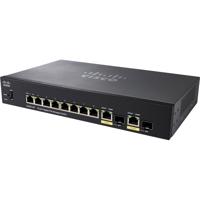 

Cisco SG350-10P 10 Port 10/100/1000 Gigabit PoE Managed Switch, 62W Power Budget