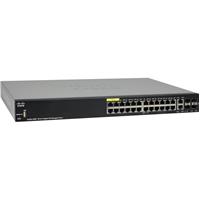 

Cisco SG350-28MP 28 Port 10/100/1000 Gigabit PoE Managed Switch, 24 PoE+ Ports with 382W Power Budget