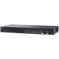 

Cisco SG355-10P 10 Port Gigabit PoE Managed Switch, 62W Power Budget