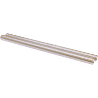 

Cavision Pair of Lightweight Aluminum Rods for Camera Rig, 15mm Diameter, 9.8" Long Each, Not Anodized