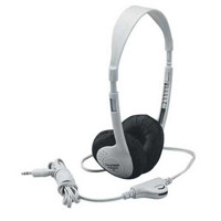 

Califone 3060AV Teacher Approved Multimedia Stereo Headphone for Use in Computer Labs, All Computer Formats, 100mW Input, 25 Ohms Impedance, Beige