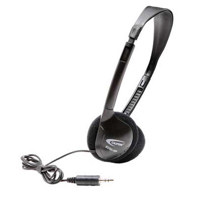 

Califone 8200-HP Digital Stereo Headphone with Adjustable Lightweight Headband, Soft Ear Cushions, 32 Ohms Impedance, 3' Cord with 3.5mm Plug