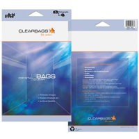 

ClearBags 5-7/16x7-1/4" Crystal Clear, Protective Clear Bags with Flap, Pack of 25