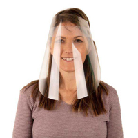 

ClearBags Disposable 2-Piece Face and Splash Shield, Clear Shield Material, 100-Pack