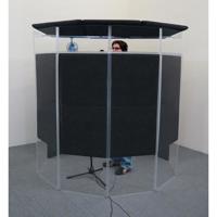 

ClearSonic IsoPac E Large Vocal Booth Kit, Includes A5-6 6-section CSP, 6x AX-12 Height Extender, 2x S5-2, 12x S2 SORBER Baffle, STC5 Center Lid Section, 2x STS5 Side Lid Section, Standard Support Bar and Fan, Dark Gray