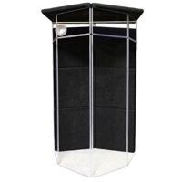 

ClearSonic IsoPac G Small Vocal Booth Kit, Includes A5-6 6-section CSP, 6x AX-12 Height Extender, 6x S2 SORBER Baffle, 2x STS4 Side Lid Section, Short Support Bar and Fan, Dark Gray