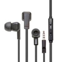 

Califone E3T Earbud Headphones with Mic and To Go 3.5mm Plug for iPad, Tablet and Smartphone,