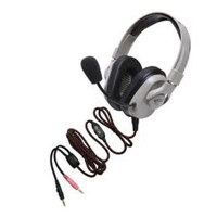 

Califone Titanium Series HPK-1550 Washable Headset with Guaranteed for Life Cord, 20Hz-20kHZ Frequency Response, 50 Ohms Impedance