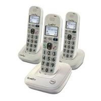 

Clarity D712C2 Amplified Big Button 3 Handset Cordless Telephone With Answering Machine