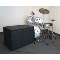 

ClearSonic SKT3 SORBER Kick Tunnel Kit, Includes 3x SORBER S3 Baffle and S2 SORBER Baffle, Dark Gray