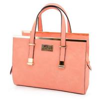 

Cameleon Cora Handbag with Concealed Carry Compartment and Adjustable Holster, Peach Vegan Leather