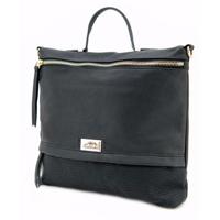 

Cameleon Aphrodite Handbag with Concealed Carry Compartment and Adjustable Holster, Black Vegan Leather