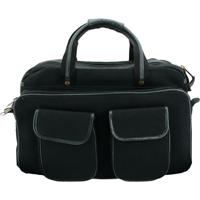 

Cameleon Normandy Extra Large Range Bag with Concealed Carry Compartment, Black Vegan Leather