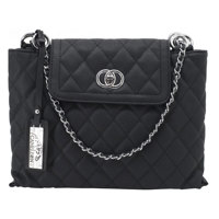 

Cameleon Coco Handbag with Concealed Carry Compartment and Adjustable Holster, Black Vegan Leather