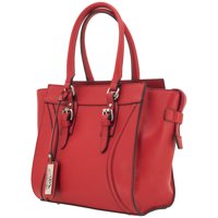 

Cameleon Aphea Handbag with Concealed Carry Compartment and Adjustable Holster, Red Vegan Leather