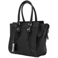 

Cameleon Aphea Handbag with Concealed Carry Compartment and Adjustable Holster, Black Vegan Leather