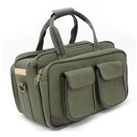 

Cameleon Normandy Extra Large Range Bag with Concealed Carry Compartment and Adjustable Holster, Olive Vegan Leather