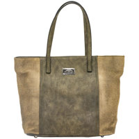 

Cameleon Theia Satchel Handbag with Concealed Carry Compartment and Adjustable Holster, Brown Vegan Leather