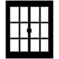 

Chimera Window Pattern for 42x42" Compact Frame, Split Door, Requires Holder 5300
