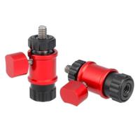 

CAMVATE Quick Release Monitor Support Mini Holder with 1/4" Female to 1/4" Male Threads, 2-Pack