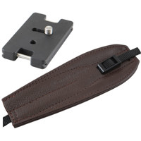

Camdapter Arca Adapter with Chocolate Brown ProStrap, Fits All Swiss QR and RRS Clamps