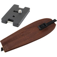 

Camdapter Arca Adapter with Medium Brown ProStrap, Fits All Swiss QR and RRS Clamps