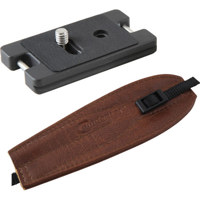 

Camdapter Arca Neoprene Adapter with Medium Brown ProStrap, Full Access to Battery/Card Compartment