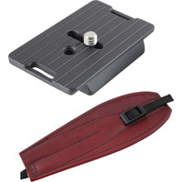 

Camdapter Manfrotto Adapter with Burgundy ProStrap, Fits 3157N Plate, RC2-Type QRs