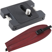 

Camdapter Arca XT Adapter with Burgundy ProStrap, Fits All Swiss QR and RRS Clamps