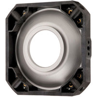 

Chimera 3" Quick-Release Speed Ring Attaches the Video Pro Bank to the Arri Plus 150, Dedolight, and Similar Hot Lights.