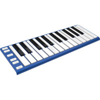 

CME Xkey Mobile Midi Musical Keyboard, 25 Keys, Blue Neon