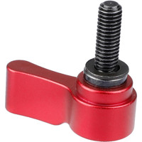 

CAMVATE M5 Male Threading Rotating Knob Adjustable Thumb Lever Screw, 15mm Long, Red