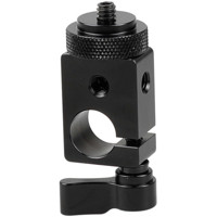 

CAMVATE 15mm Single Rod Clamp with 1/4"-20 Screw Adapter, Black Lever