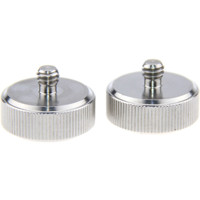 

CAMVATE 3/8"-16 Female to 1/4"-20 Male Screw Adapter for DSLR Tripod Monopod Head, 2-Pack