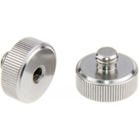 

CAMVATE 1/4"-20 Female to 3/8"-16 Male Screw Adapter for Tripod Monopod Head Camera, 2-Pack