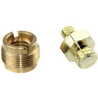 

CAMVATE 3/8"-16 Female to 5/8"-27 Male and 1/4"-20 Male to 3/8"-16 Male Screw Adapter Set
