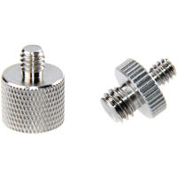 

CAMVATE 3/8"-16 Female to 1/4"-20 Male and 1/4"-20 Male to 3/8"-16 Male Screw Adapter Set