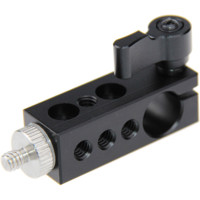 

CAMVATE 15mm Rod Clamp with 1/4"-20 Threads and Screw, Black Lever