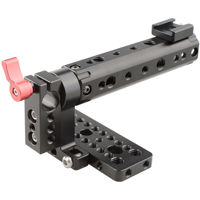 

CAMVATE Top Plate with Top Handle Camera Grip for BlackMagic Cinema Camera, Red Knob