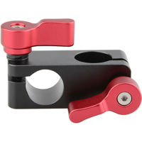 

CAMVATE Right Angle Rod Clamp, Red Knob