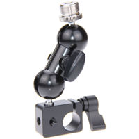 

CAMVATE Mini Ball Head Camera Mount with 15mm Rod Clamp for Microphone