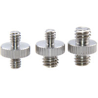 

CAMVATE Male to Male Screw Adapter Set for Camera Tripod, 3-Pack