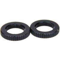 

CAMVATE 5/8"-27 Dual Lock Nut for 5/8" Cold Hot Shoe Adapter Screw Microphone Mount, 2-Pack