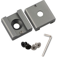 

CAMVATE 1/4"-20 Mount to Shoe Adapter, Titanium Gray, 2-Pack