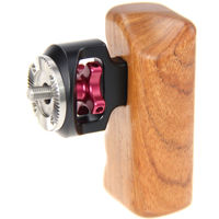 

CAMVATE Right Hand Wooden Handle Grip with M6 Rosette Connection for Camera Cage