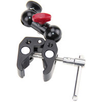 

CAMVATE Super Clamp with 360 Degree Rotating Mini Ball Head Mount